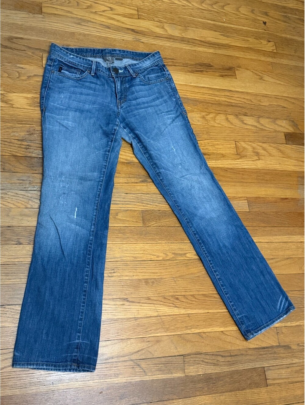 AX Armani Exchange Bootcut Jeans Medium Wash – Women’s Size 6 (Made in USA)